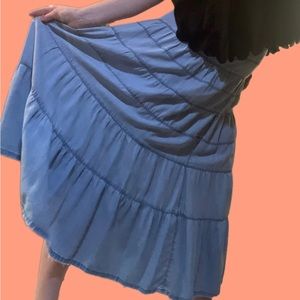 Liz Claiborne - 90s denim skirt - 14 petite